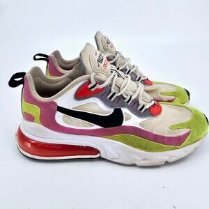 Nike Air Max 270 React Women's 7.5 White Mukti CZ9351-100 Athletic Shoes